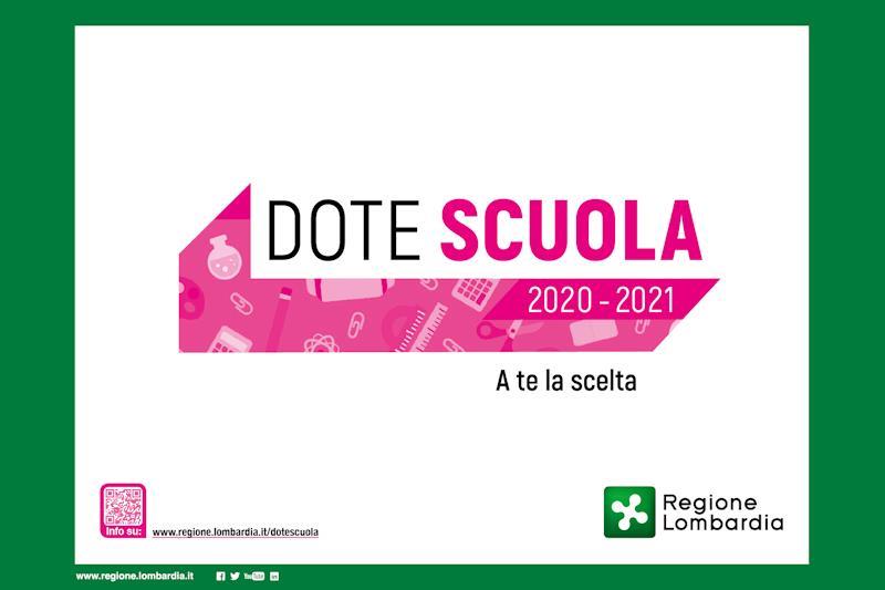 AVVISO: DOTE SCUOLA 2020/2021 - TUTTE LE NOVITÀ.